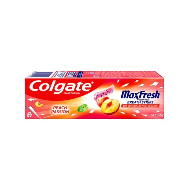 [mobileaid] Colgate Max Fresh Peach Passion Toothpaste 100gm/Watermelon 100gm/Cool Mint 160gm [LOCAL SG DELIVERY]