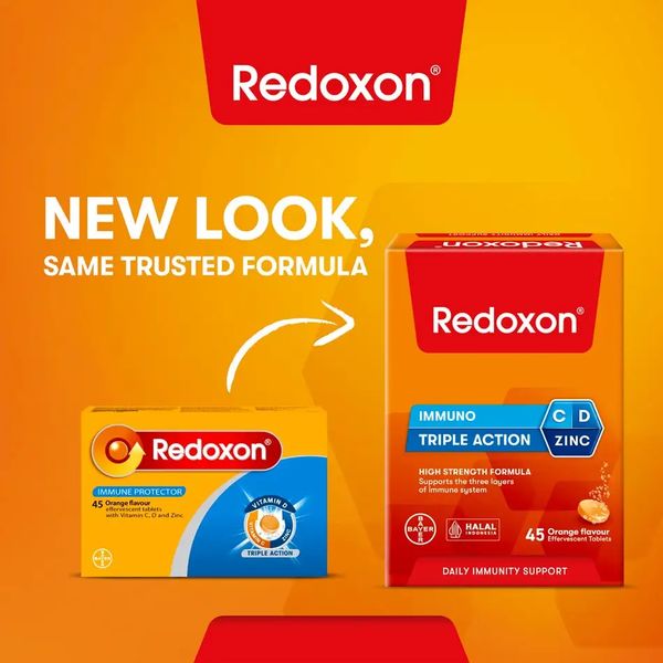 Redoxon Triple Action Orange 45 Tablets – view 2