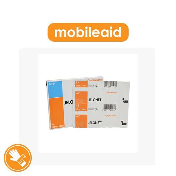 [mobileaid] Smith & Nephew Jelonet Dressings 10cm x 10cm (10 pcs in a box) [LOCAL SG DELIVERY]