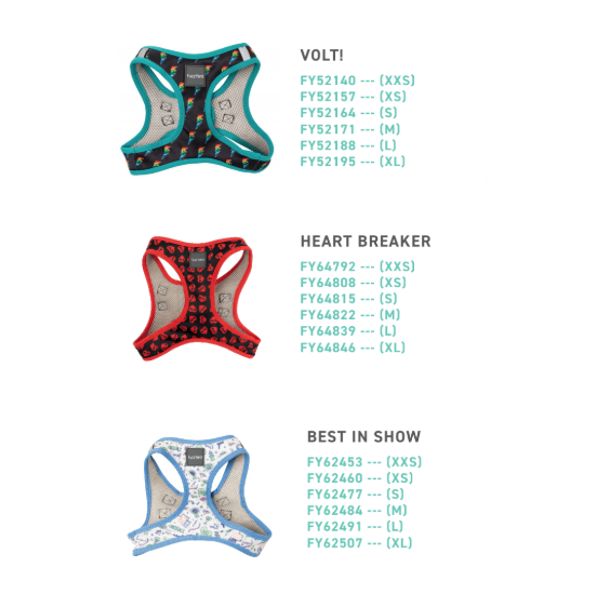[mPets] FuzzYard XXS/XS/S/M/L/XL Step-In Harness for Pets [LOCAL SG DELIVERY]