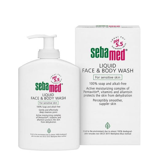[Dermaceutica] Sebamed Liquid Face and Body Wash with Pump 1000ml [LOCAL SG DELIVERY]