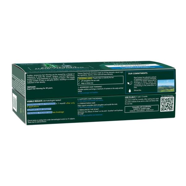 [Dermaceutica] Rene Furterer Triphasic Reactional Hair Loss Treatment - 5ml x 12vials [LOCAL SG DELIVERY]