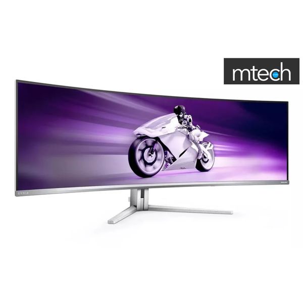 PHILIPS MONITOR 49" 499P9H1 CURVED LED (32:9 5K USB-C DOCKING HDMI 2.0B x 2 DP 1.4 USB-C (DP Alt, 65W) HAS SPK KVM SPK…