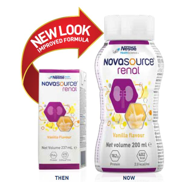 [mobileaid] Nestle Novasource Renal Liquid 200ml x 4, carton of 6 clusters [LOCAL SG DELIVERY]