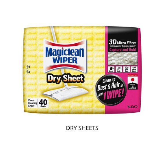 [mWash] Magiclean Wiper Dry Sheets 40's OR 3x20's [LOCAL SG DELIVERY]