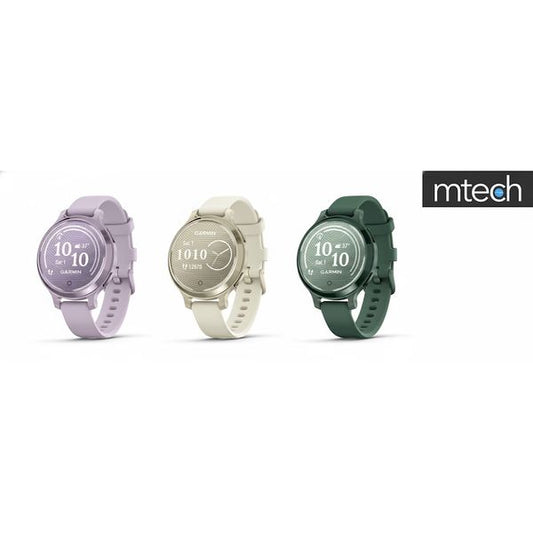 【mtech】Garmin Lily 2 Active Smart Watch 【LOCAL SG DELIVERY】 - Lunar Gold