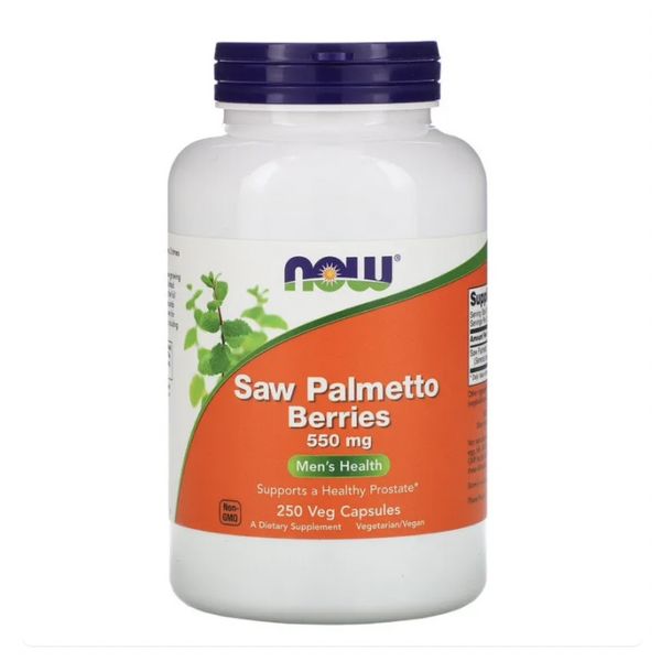 [mfoods] Now Foods, Saw Palmetto Berries 550mg, Men's Health, Supports a Healthy Prostate 250 Veg Capsules [LOCAL SG DELIVERY]