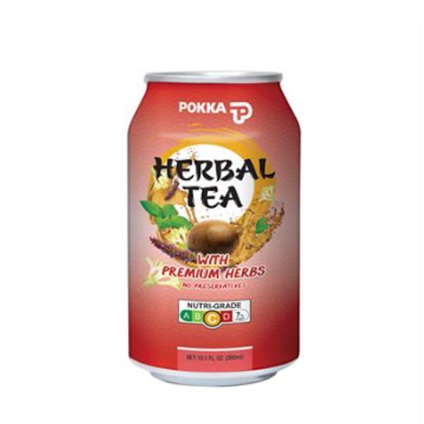 [mfoods] Bundle of 2 cartons Pokka Can Drink - Herbal Tea With Premium Herbs 300ml x 24 cans [LOCAL SG DELIVERY]