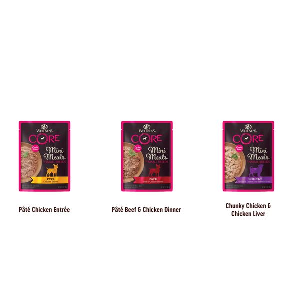 [mPets] Wellness Dog Wet Food (Small Breed Grain Free) 3oz [LOCAL SG DELIVERY]