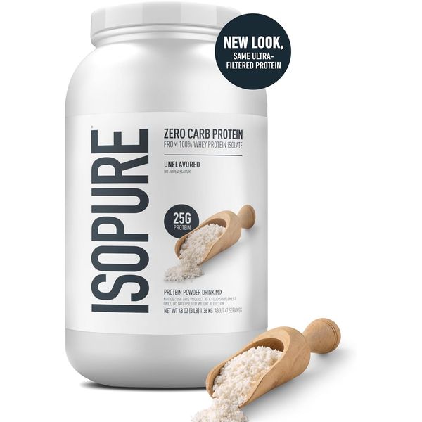 [mfoods] Isopure Whey Protein Isolate 3lb Unflavored [LOCAL SG DELIVERY]