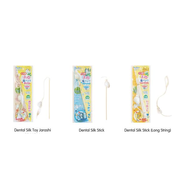 [mPets] Petz Route Dental Silk Toy Jarashi/Silk Stick/Silk Stick (Long String) [LOCAL SG DELIVERY]