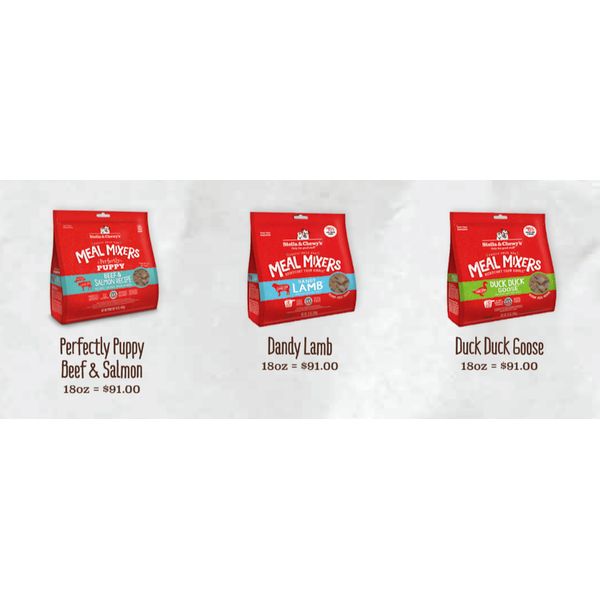 [mPets] Stella & Chewy's Dog Meal Mixers - Probiotics & Antioxidants Added (8oz/18oz* Bag) [LOCAL SG DELIVERY]