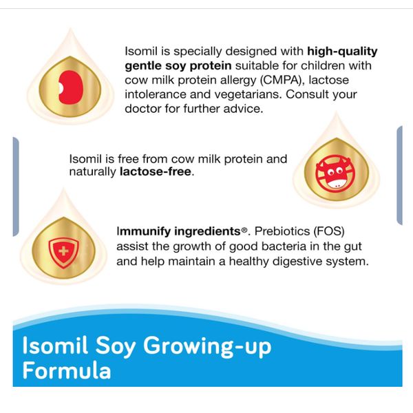 Abbott Isomil IQ IntelliPro Stage 3 Toddler Milk Formula, 1 year onwards, 850g – view 2