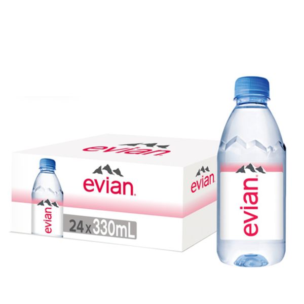 [mfoods] Bundle of 2 cartons Pokka Evian Bottled water 330ml x 24 bottles [LOCAL SG DELIVERY]