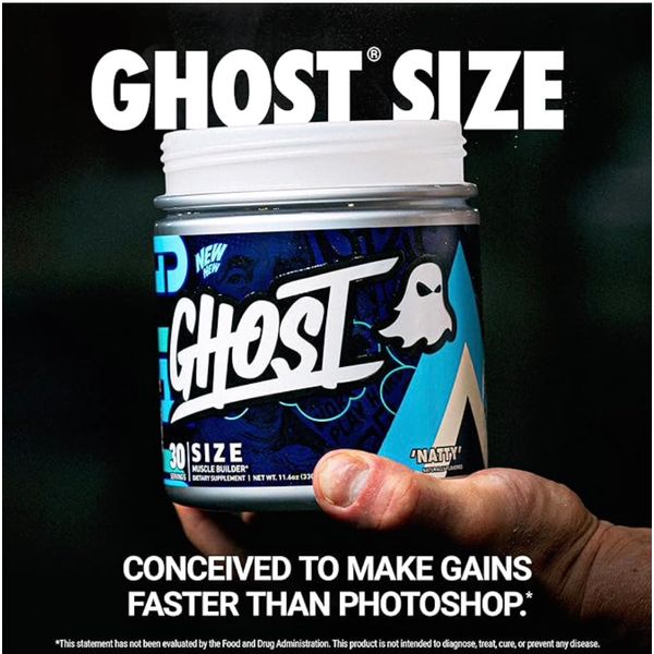 GHOST Size V3, Muscle Growth, Strength Building, Delicious Flavors, 30 servings