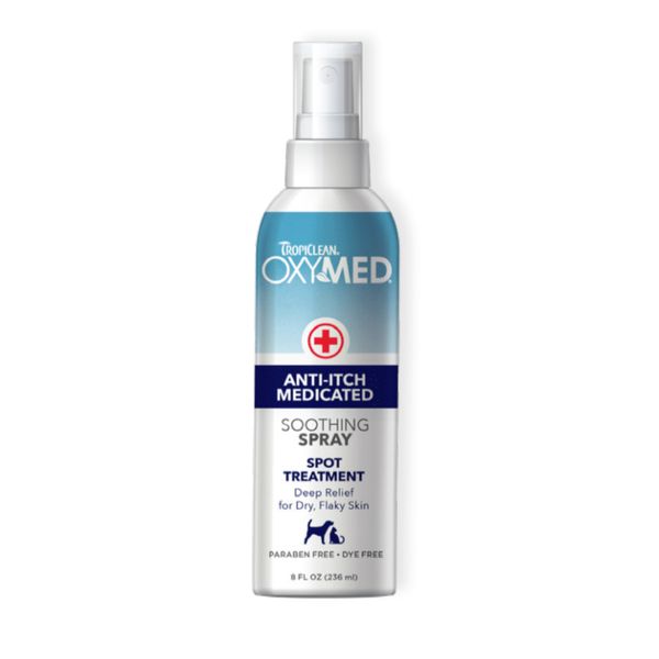 [mPets] TropiClean Oxymed Spray/ Tear Stain Remover (8fl oz), Ear Cleanser & Paw Pad Lotion (4fl oz) [LOCAL SG DELIVERY]