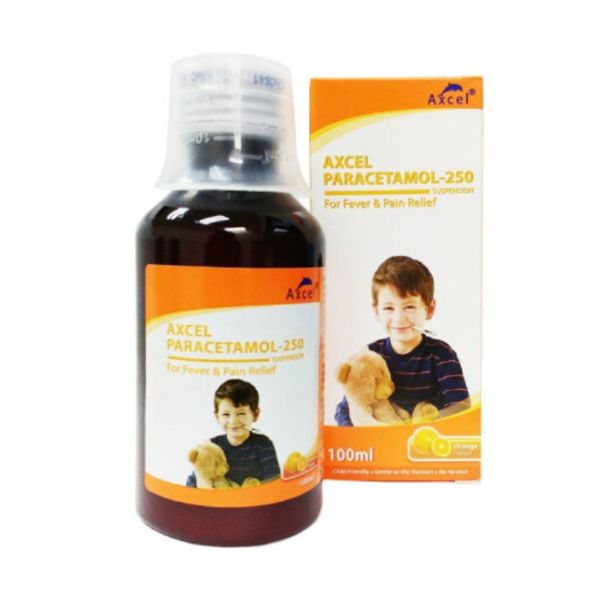 [mobileaid] Axcel Axcel Paracetamol 250 Suspension 100ml [LOCAL SG DELIVERY]