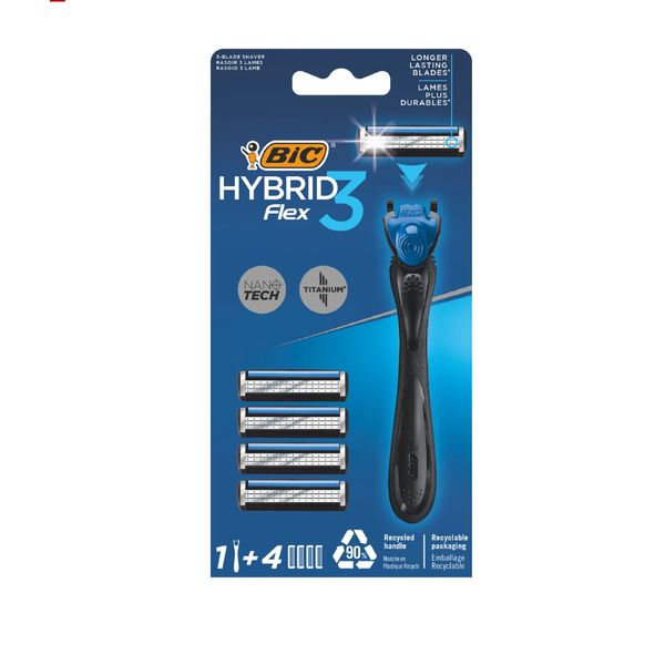 [mobileaid] BIC Flex 3 Hybrid Blister 1+4 (Shaver) [LOCAL SG DELIVERY]