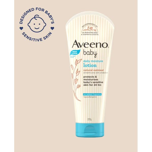 [mkids] Aveeno Baby Daily Moisture Lotion 227gm [LOCAL SG DELIVERY]