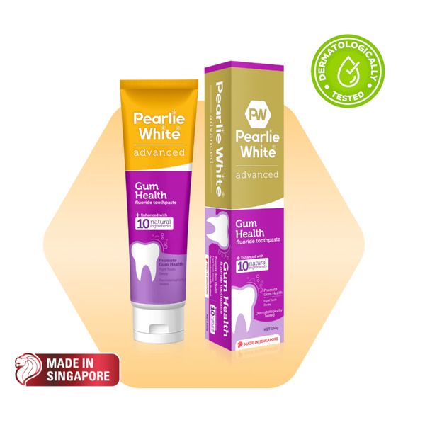 [mobileaid] Pearlie White Advanced Whitening/Sensitive/Gum Health Fluoride Toothpaste 130gm [LOCAL SG DELIVERY]