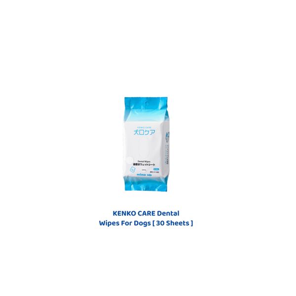[mPets] mind up Kenko Care Dental Wipes for Dogs 30's per pack [LOCAL SG DELIVERY]