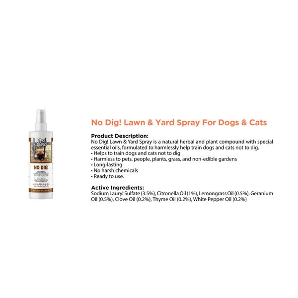 [mPets] NaturVet No Dig! Lawn & Yard Spray for Dogs & Cats 473ml [LOCAL SG DELIVERY]