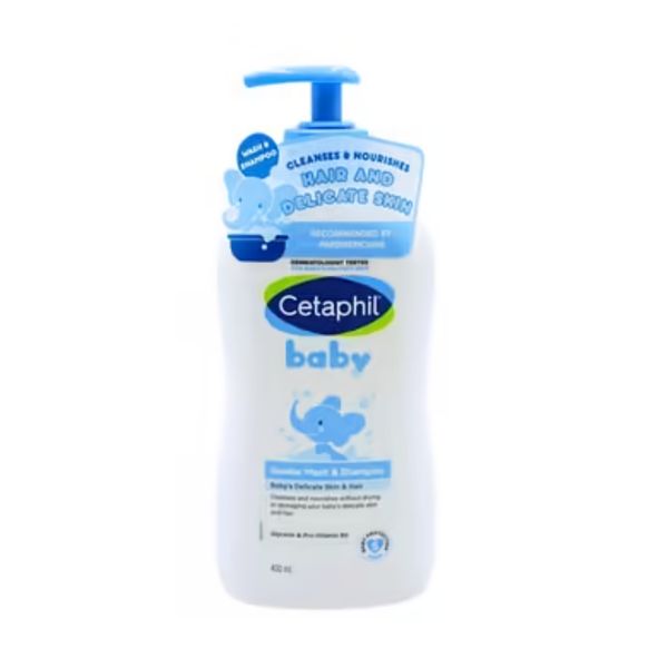 [Dermaceutica] Cetaphil Baby Gentle Wash & Shampoo With Glycerin & Panthenol 230ml/400ml [LOCAL SG DELIVERY]