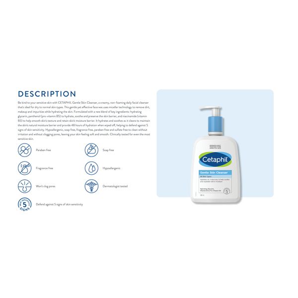 [Dermaceutica] Cetaphil Gentle Skin Cleanser 250ml (Normal and Sensitive Skin) [LOCAL SG DELIVERY]