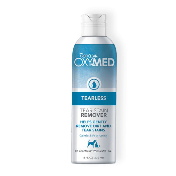 [mPets] TropiClean Oxymed Spray/ Tear Stain Remover (8fl oz), Ear Cleanser & Paw Pad Lotion (4fl oz) [LOCAL SG DELIVERY]