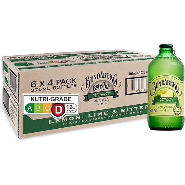 Bundaberg Ginger Beer/Root Beer/Lemon, Lime and Bitter/Blood Orange/Passion Fruit 375ml x 24 bottles – view 3