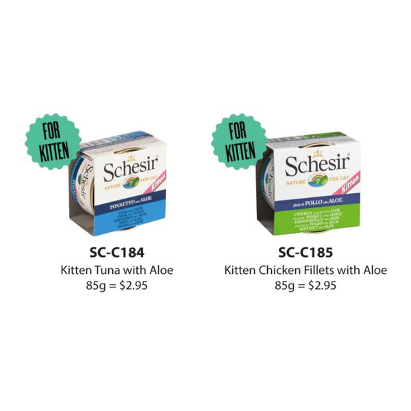 [mPets] Schesir Cat Food Can In Jelly (85g) (Senior and Kitten Varieties available too) [LOCAL SG DELIVERY]