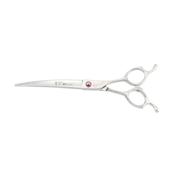 [mPets] True Iconic Myriad+ 7.5" Razor-Sharp Teeth Curved Shears For Grooming [LOCAL SG DELIVERY]