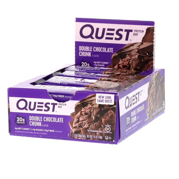 [mfoods] Quest Nutrition Protein Bar 12 bars | Build Muscle | Healthy Snacks | Various Flavors, 12 Bars, 60g Each [LOCAL SG DELIVERY]