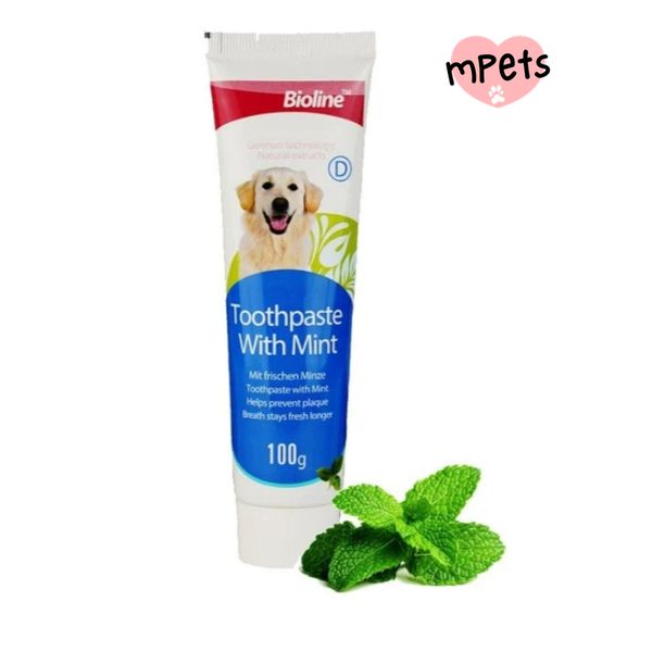 [mPets] Bioline Dog Toothpaste With Mint Dental Care Set [LOCAL SG DELIVERY]
