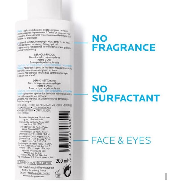 [Dermaceutica] La Roche-Posay Toleriane Dermo-Cleanser 200ml [LOCAL SG DELIVERY]