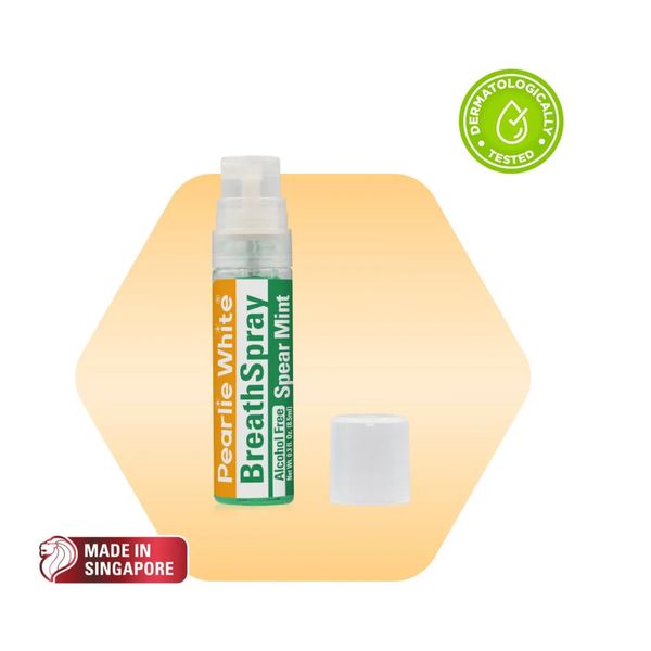 [mobileaid] Pearlie White BreathSpray CoolMint/Icy Mint/Spearmint (Alcohol Free) 8.5ml [LOCAL SG DELIVERY]