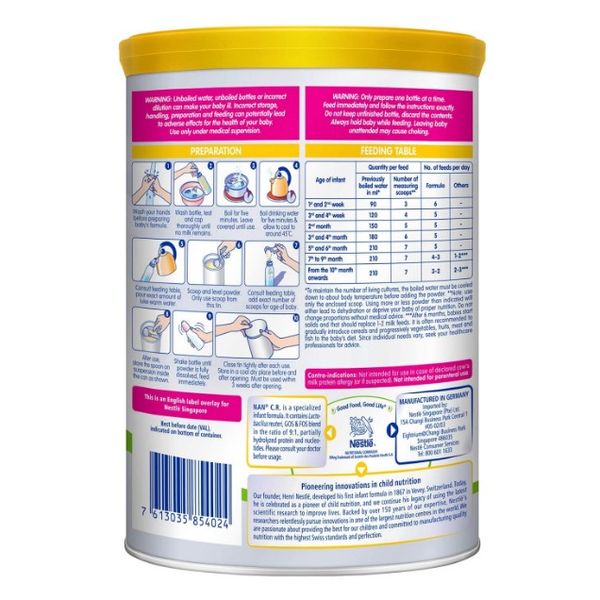 Nestle NAN CR 400g for infants EXP Oct 2024 – view 2