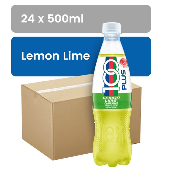 [mfoods] F&N 100 Plus Lemon Lime 500ml x 24 bottles [LOCAL SG DELIVERY]