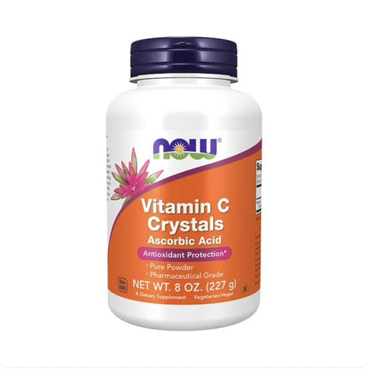 [mfoods] Now Foods, Vitamin C Crystals, Ascorbic Acid, Antioxidant, Amino Acid, Metabolism 227gm  [LOCAL SG DELIVERY]