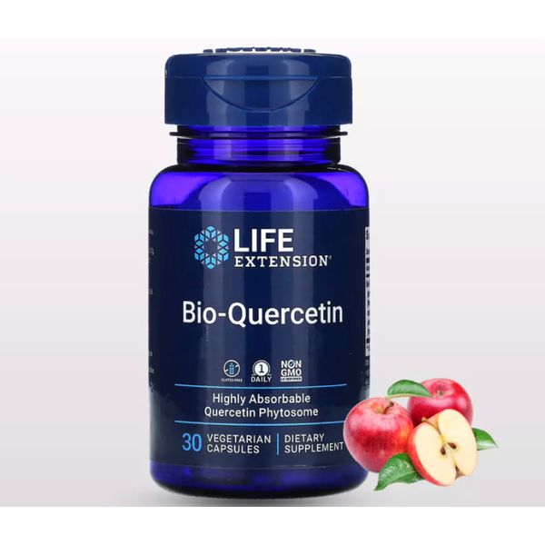 [mfoods] Life Extension, Bio-Quercetin, Vegan, Blood Pressure, Immune, 30 Vegetarian Capsules  [LOCAL SG DELIVERY]