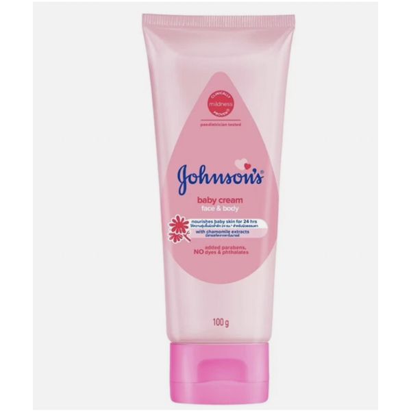 [mkids] Johnson's Baby Cream Face & Body 100ml [LOCAL SG DELIVERY]