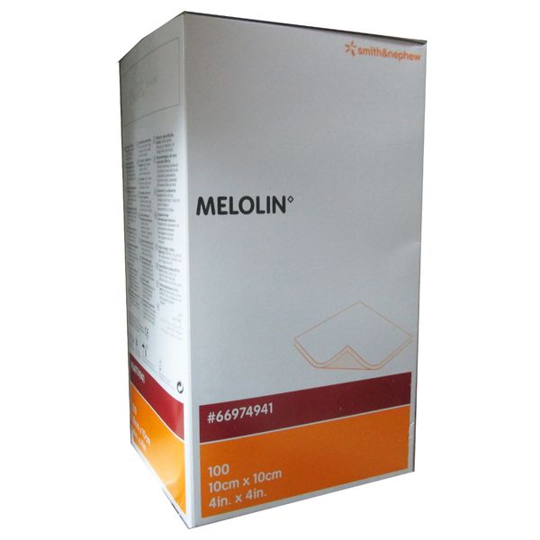[mobileaid] Smith & Nephew Melolin 10cmx10cm Dressing 100's [LOCAL SG DELIVERY]