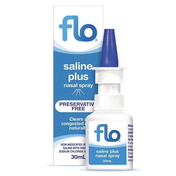 [mobileaid] FLO Saline-Plus Nasal Spray 30ml [Suitable for Pregnancy and Asthmatics] [LOCAL SG DELIVERY]