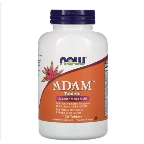 [mfoods] NOW Foods | ADAM | Superior Men's Multivitamin | 120/180 tablets/softgel  [LOCAL SG DELIVERY]