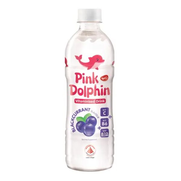 [mfoods] Bundle of 2 cartons Yeo's Bottled Drinks - Pink Dolphin Blackcurrant 500ml x 24 bottles (expiring 21/06/2025) [LOCAL SG DELIVERY]