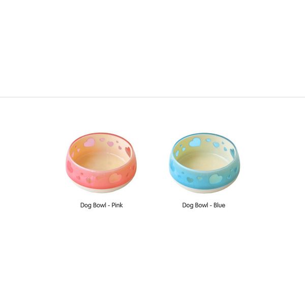 Petz Route Dog Bowl - Pink (Small/Medium) OR Blue (Small/Medium)