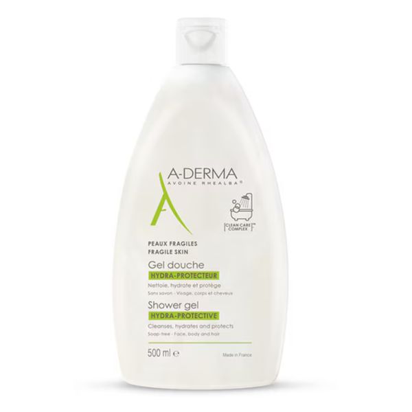 [Dermaceutica] A-Derma Hydra-Protective Soap-free Cleanses Hydrate & Protects Shower Gel (For Face, Body & Hair) 500ml [LOCAL SG DELIVERY]