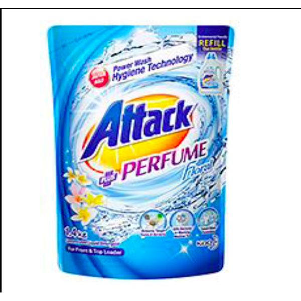 [mWash] Attack Liquid Perfume Flora/Fruity/Plus Softener/Ultra Power/Color Refill 1.4kg [LOCAL SG DELIVERY]