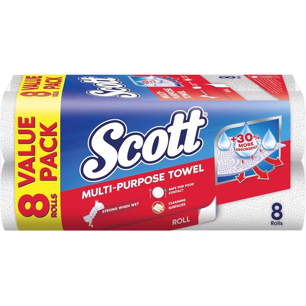 [mobileaid] Scott Kitchen Towel - 3 Ply (8 Rolls) [LOCAL SG DELIVERY]