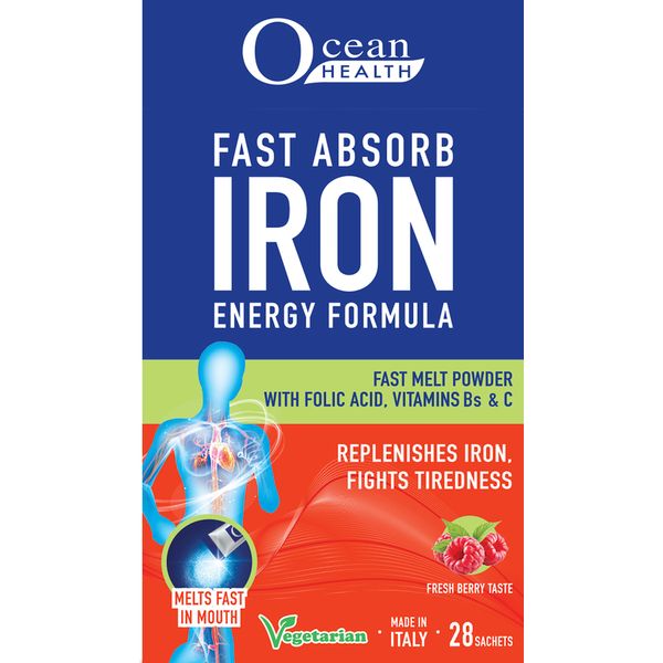 [mobileaid] Ocean Health Fast Absorb Iron Energy Formula (28s) [LOCAL SG DELIVERY]